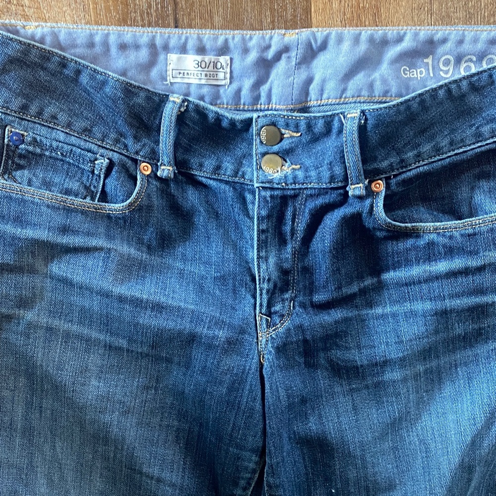 GAP Women's Dark Blue Bootcut Jeans